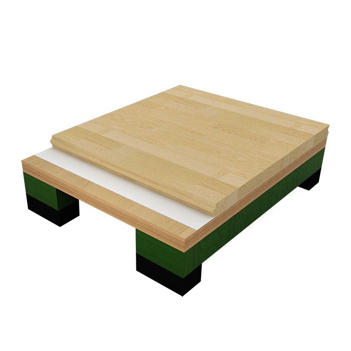 板式龙骨专业型木地板